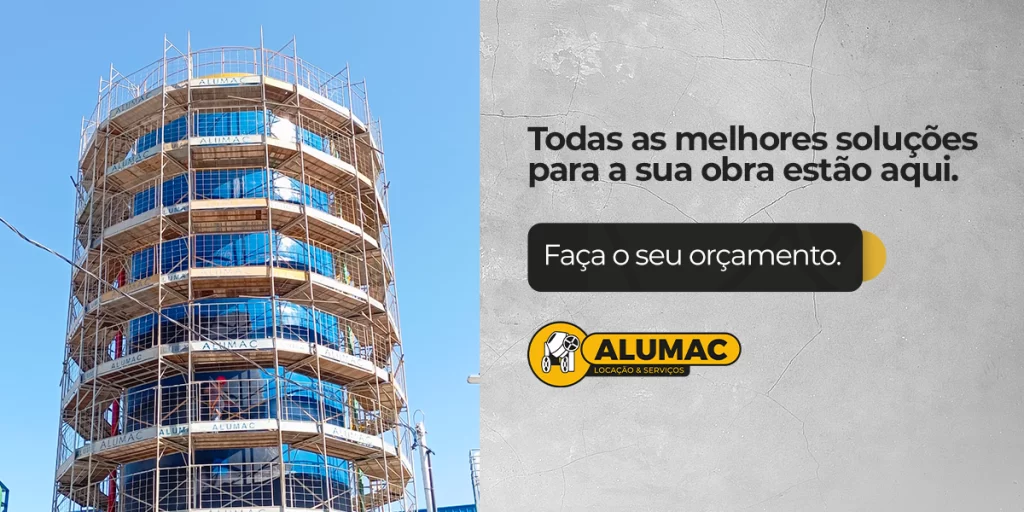 Aluguel de equipamentos na construção civil